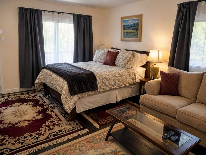 The room at Eagle's Nest Resort.