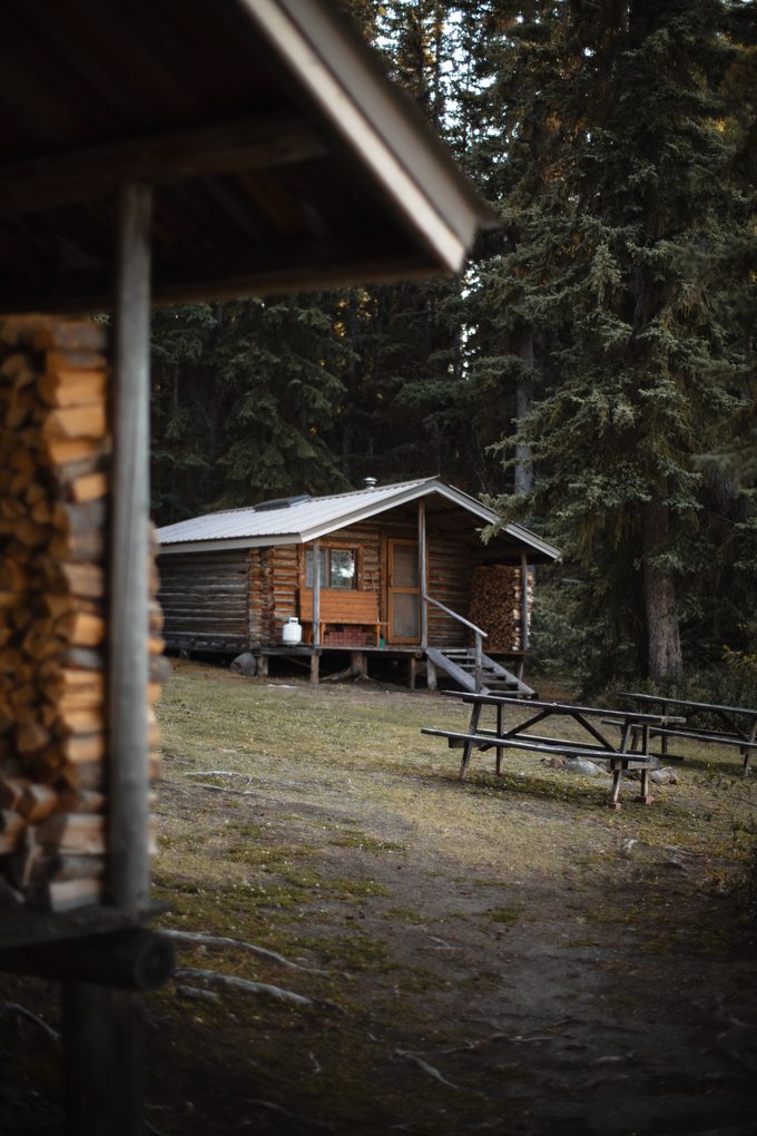 Looking across to the cabin at Eagle's Nest Resort.